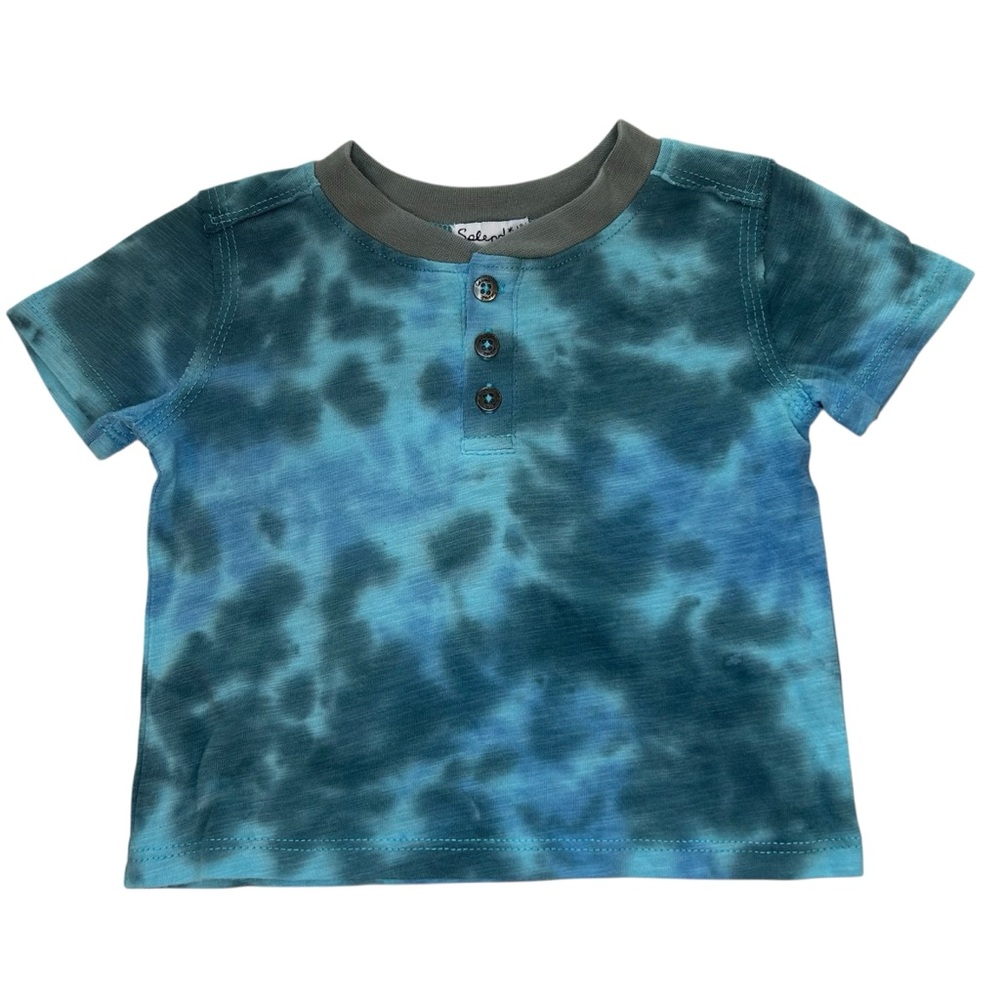 Splendid Ocean Blue TieDye Boys T-Shirt Size 3-6 Months Summer